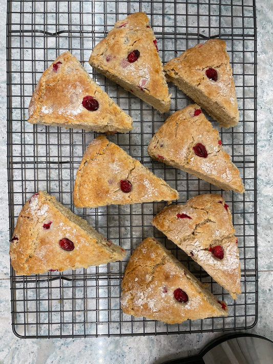 Cran orange scone