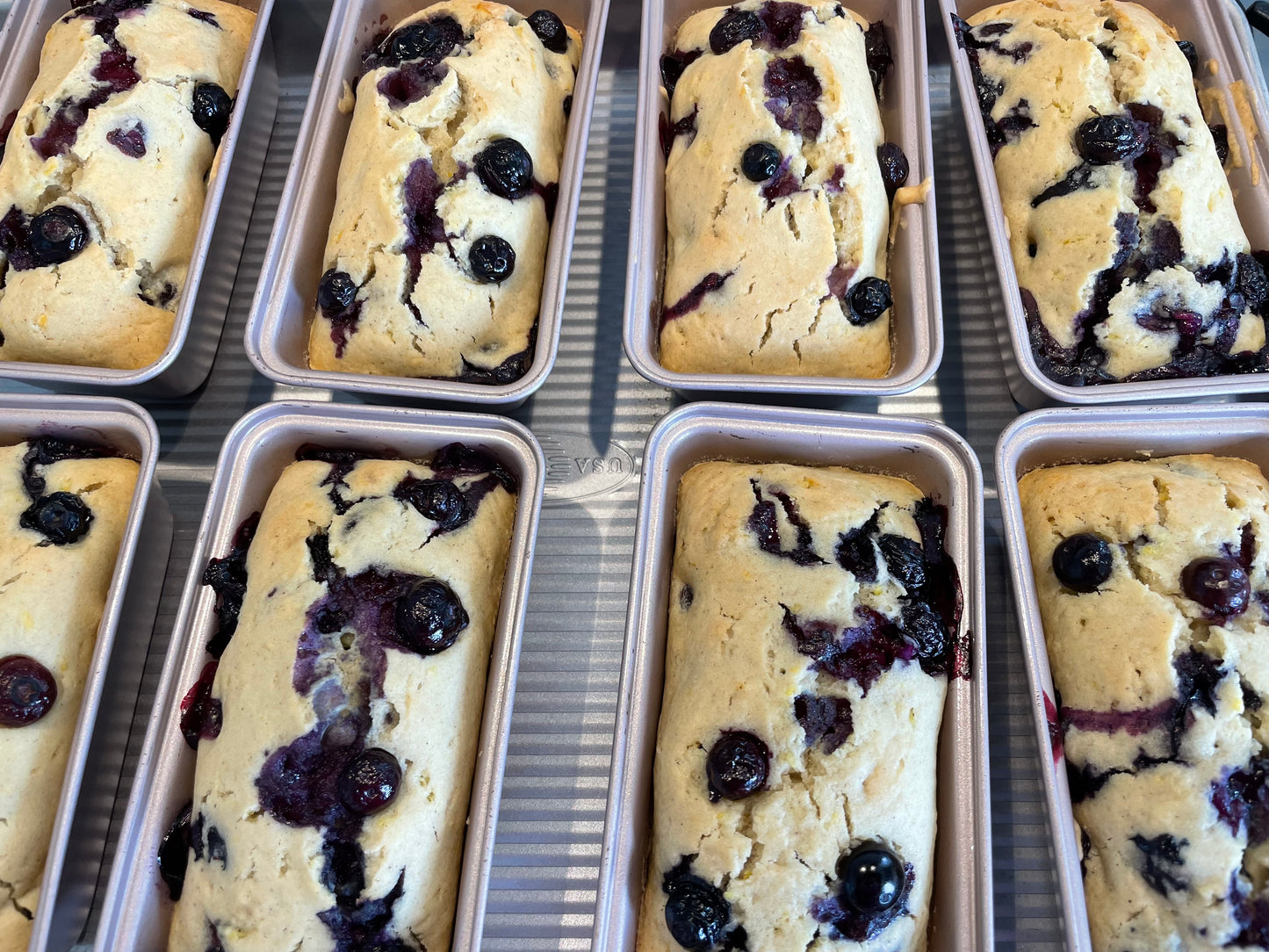 Dairy-free Lemon Blueberry Bread