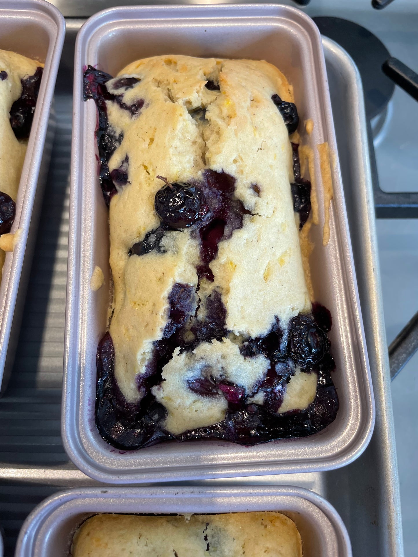 Dairy-free Lemon Blueberry Bread