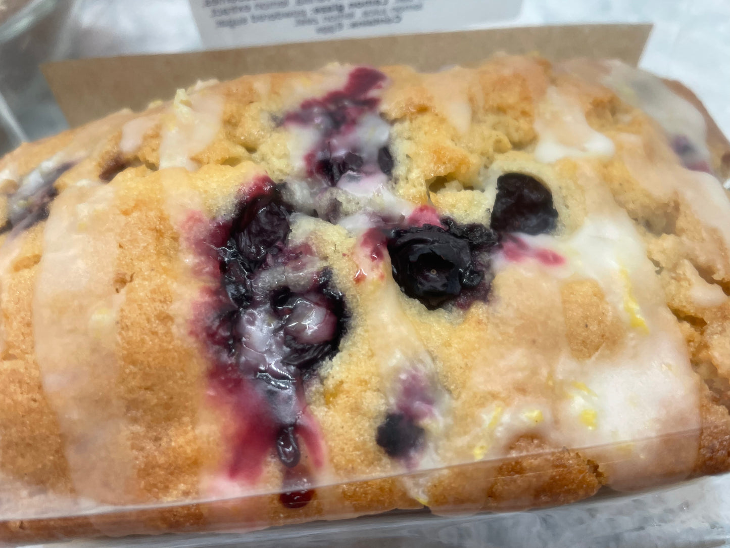 Dairy-free Lemon Blueberry Bread