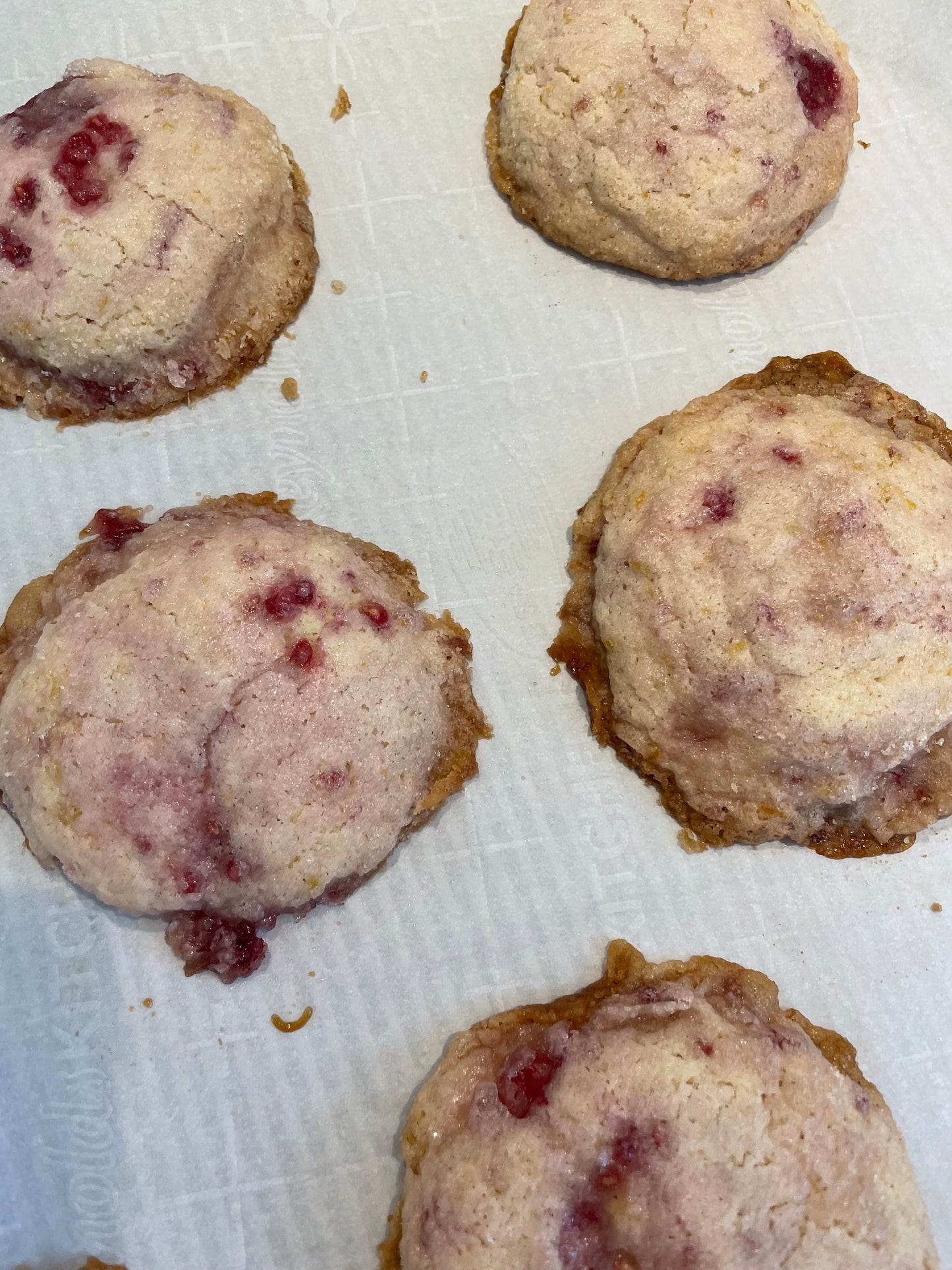 Vegan Lemon Raspberry Cookie