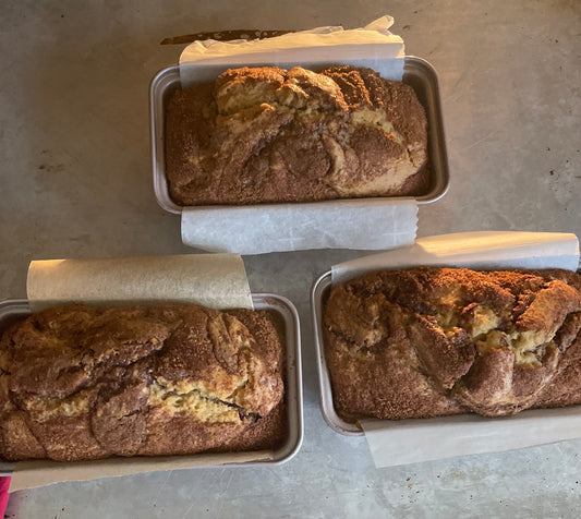 Cinnamon sugar mini loaf DF